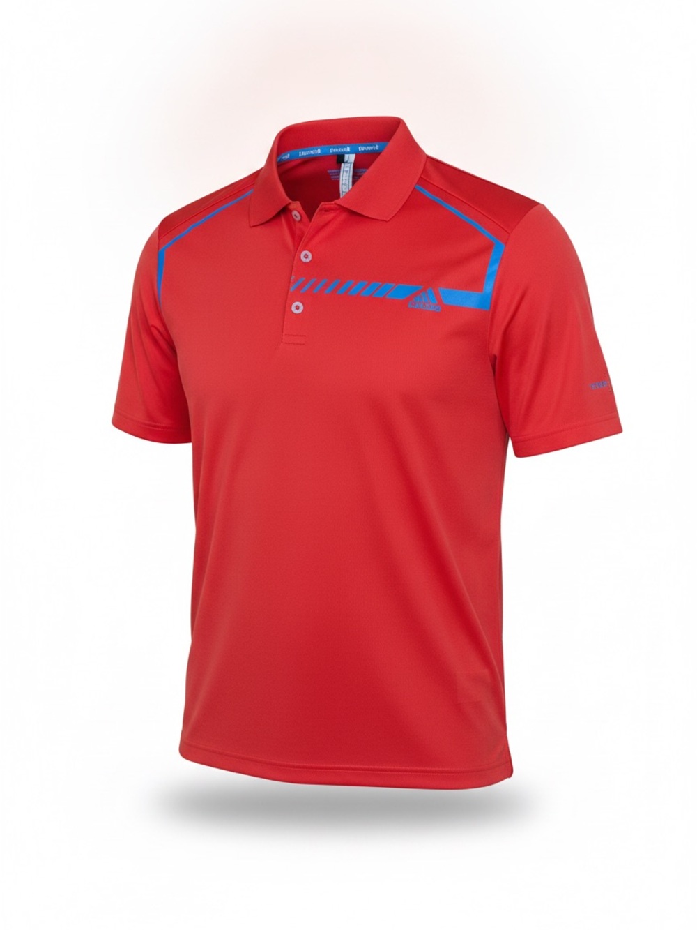 Adidas Climachill Golf Polo XL Red Blue TPC Sawgrass THE PLAYERS Shirt